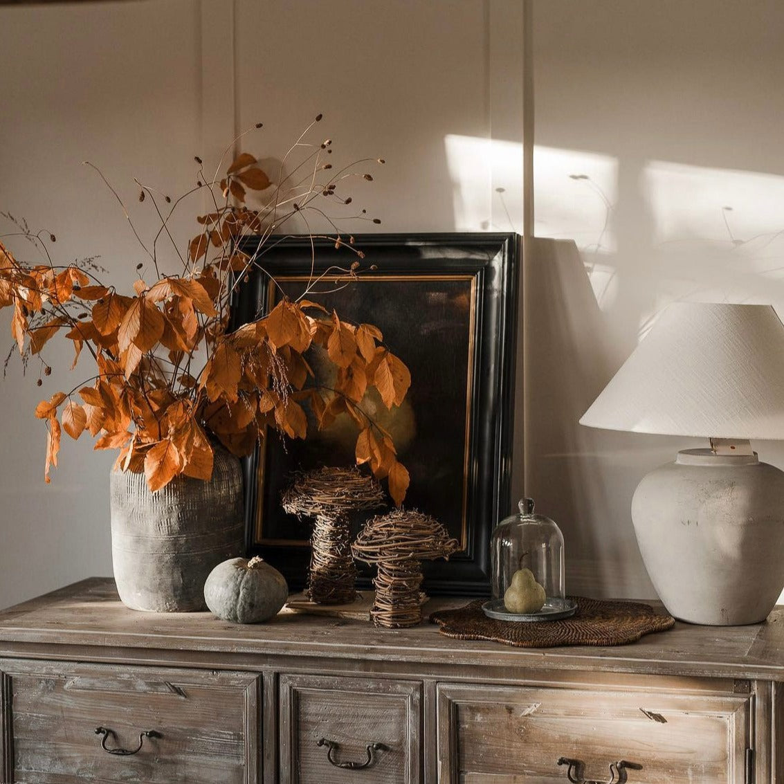 Twig Mushrooms set of two