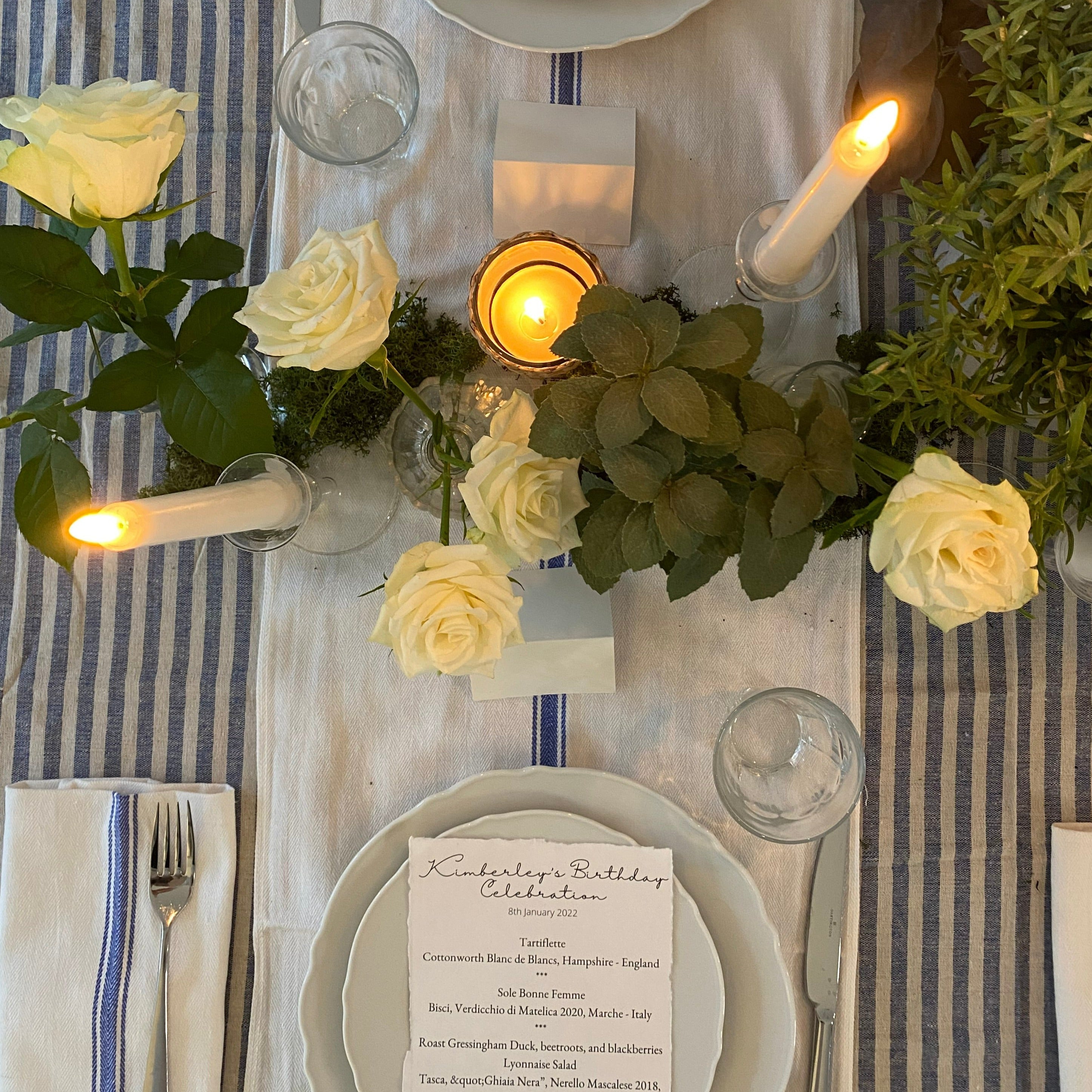 rental tablescape