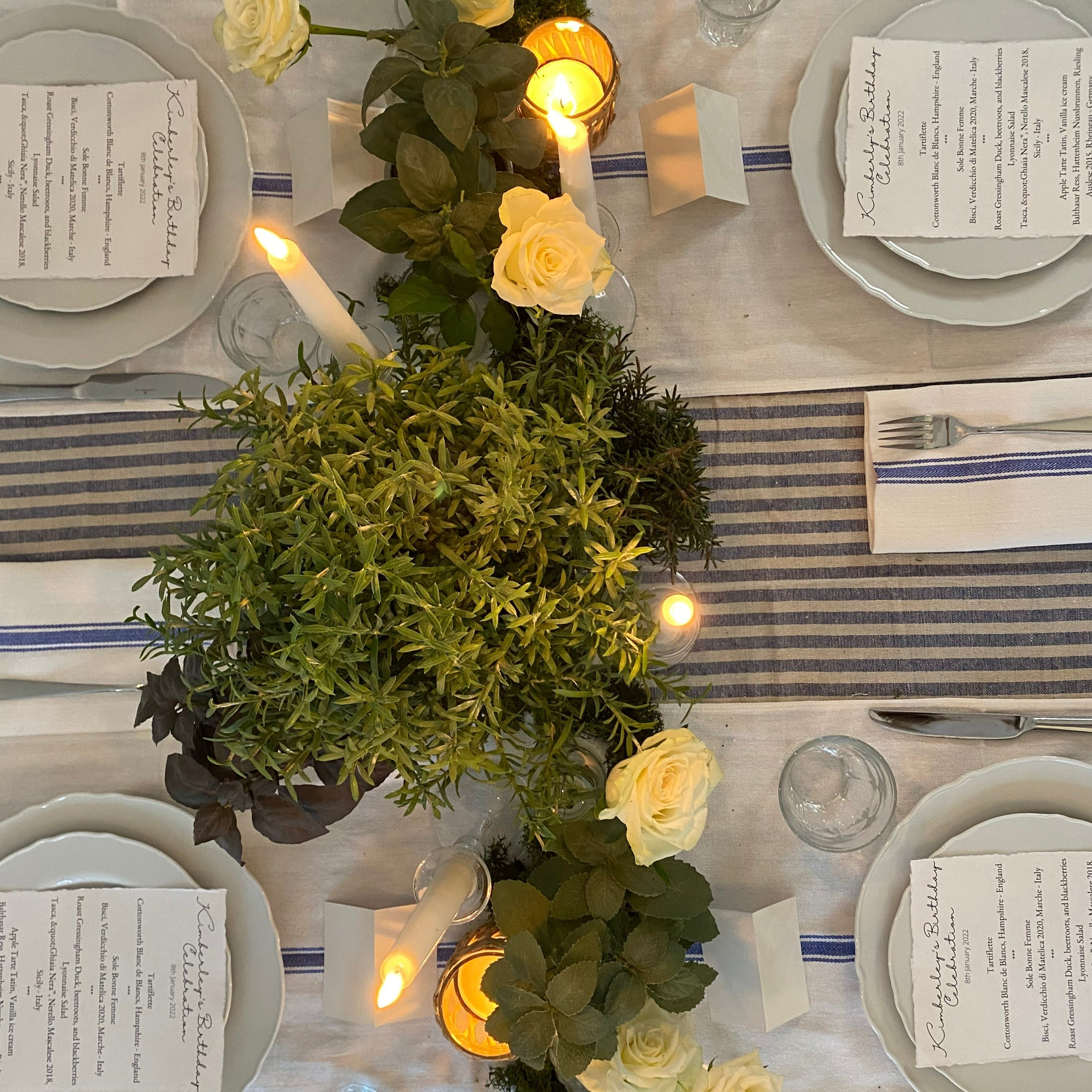 rental tablescape