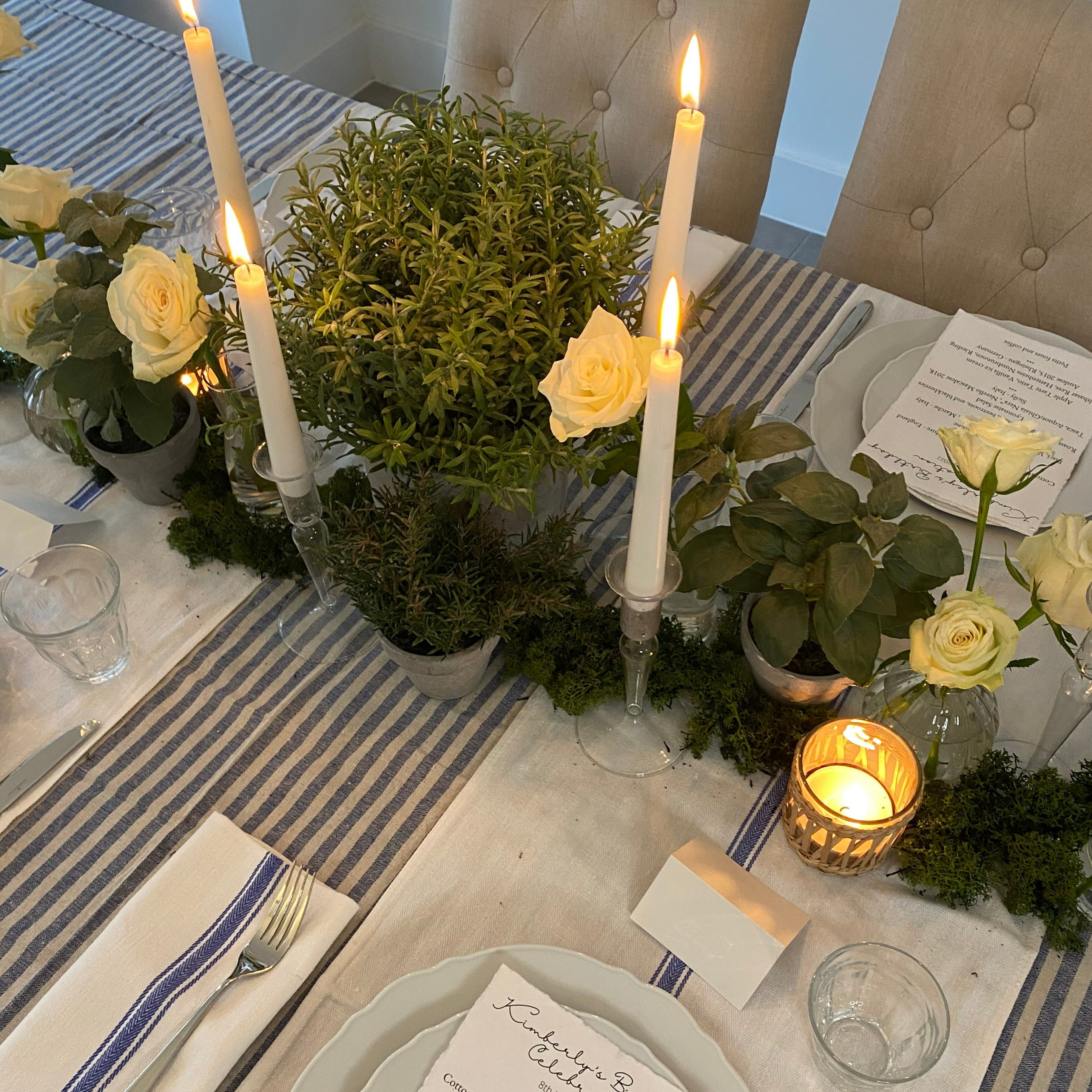 rental tablescape