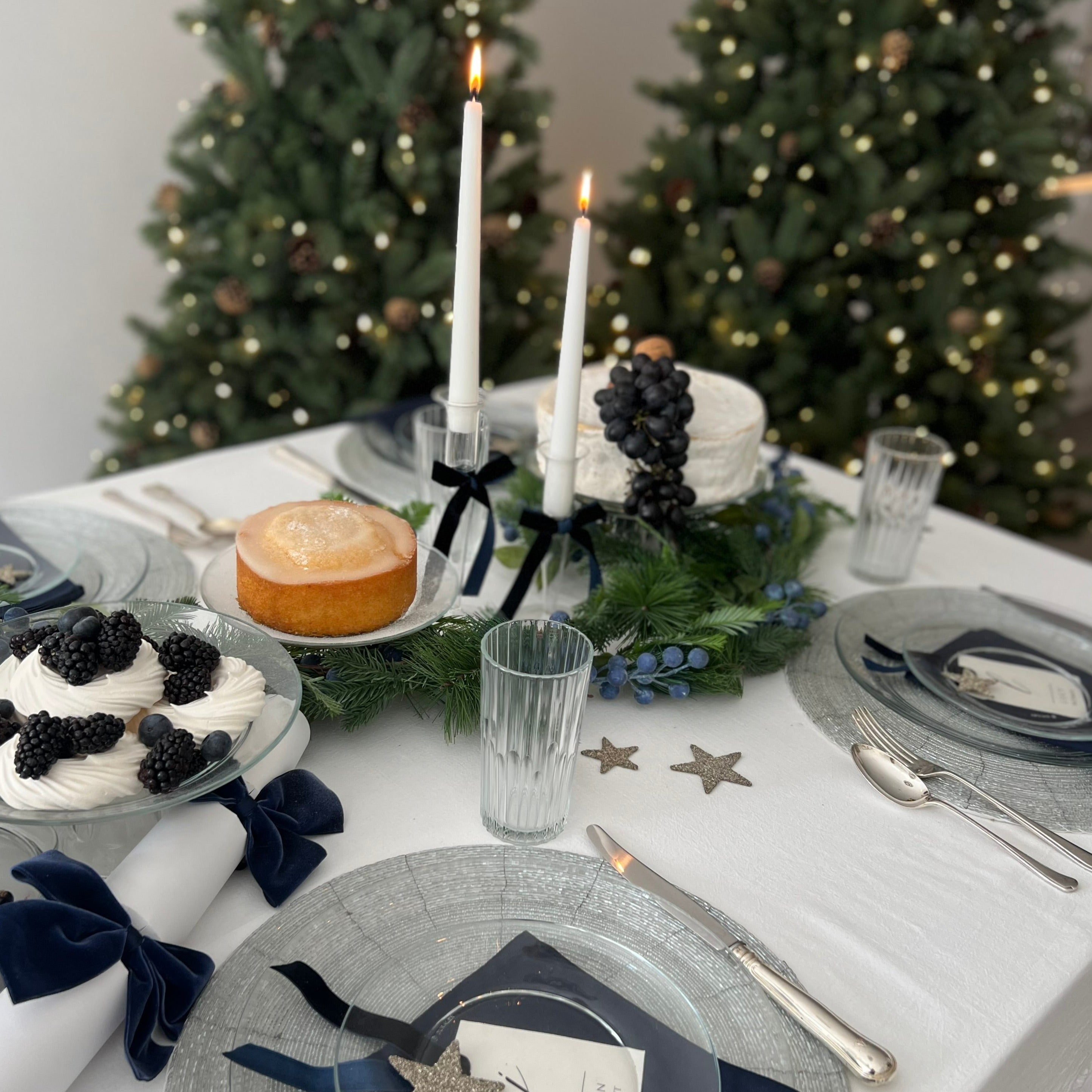 Limited Edition Frosted Berry Christmas Tablescape