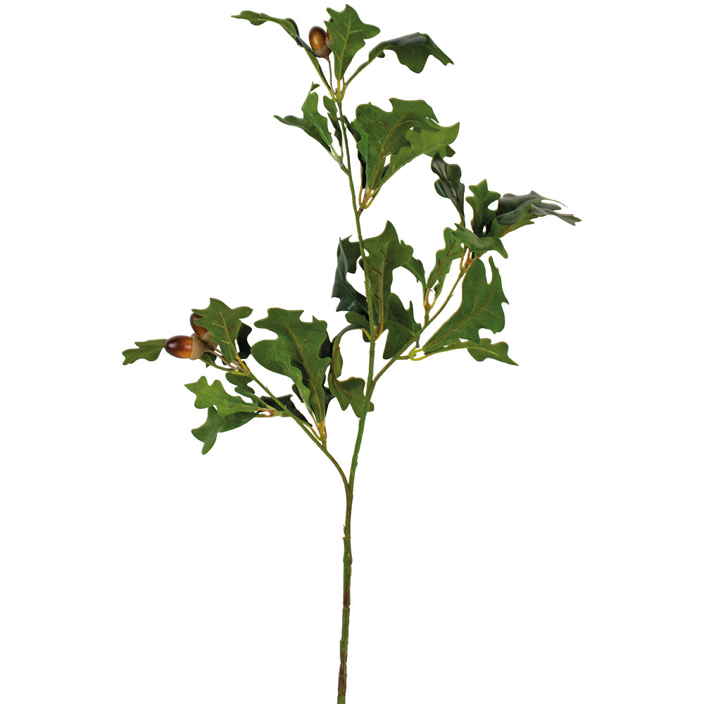 Acorn Oak Leaves set of three stems