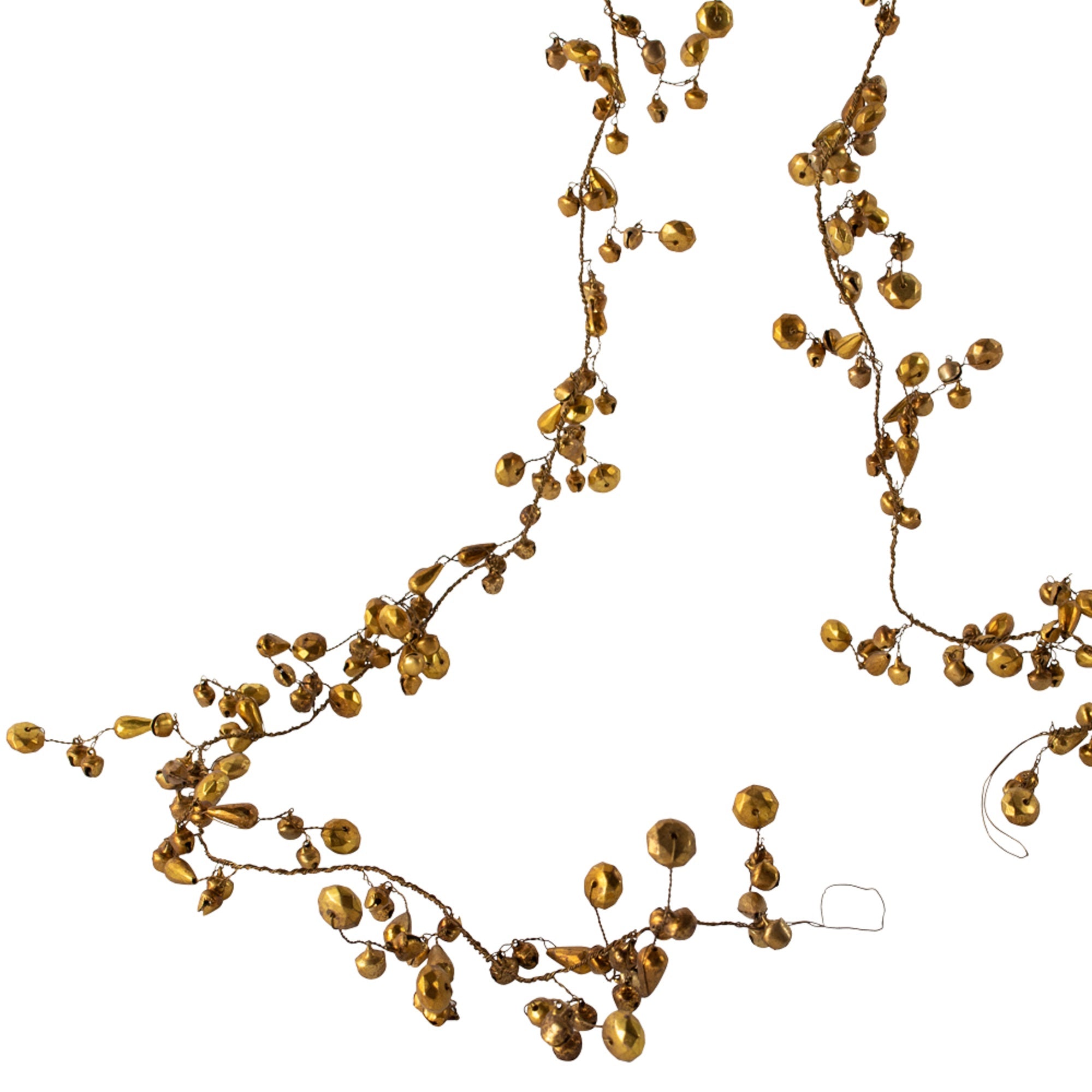 Vintage Golden Bells Garland