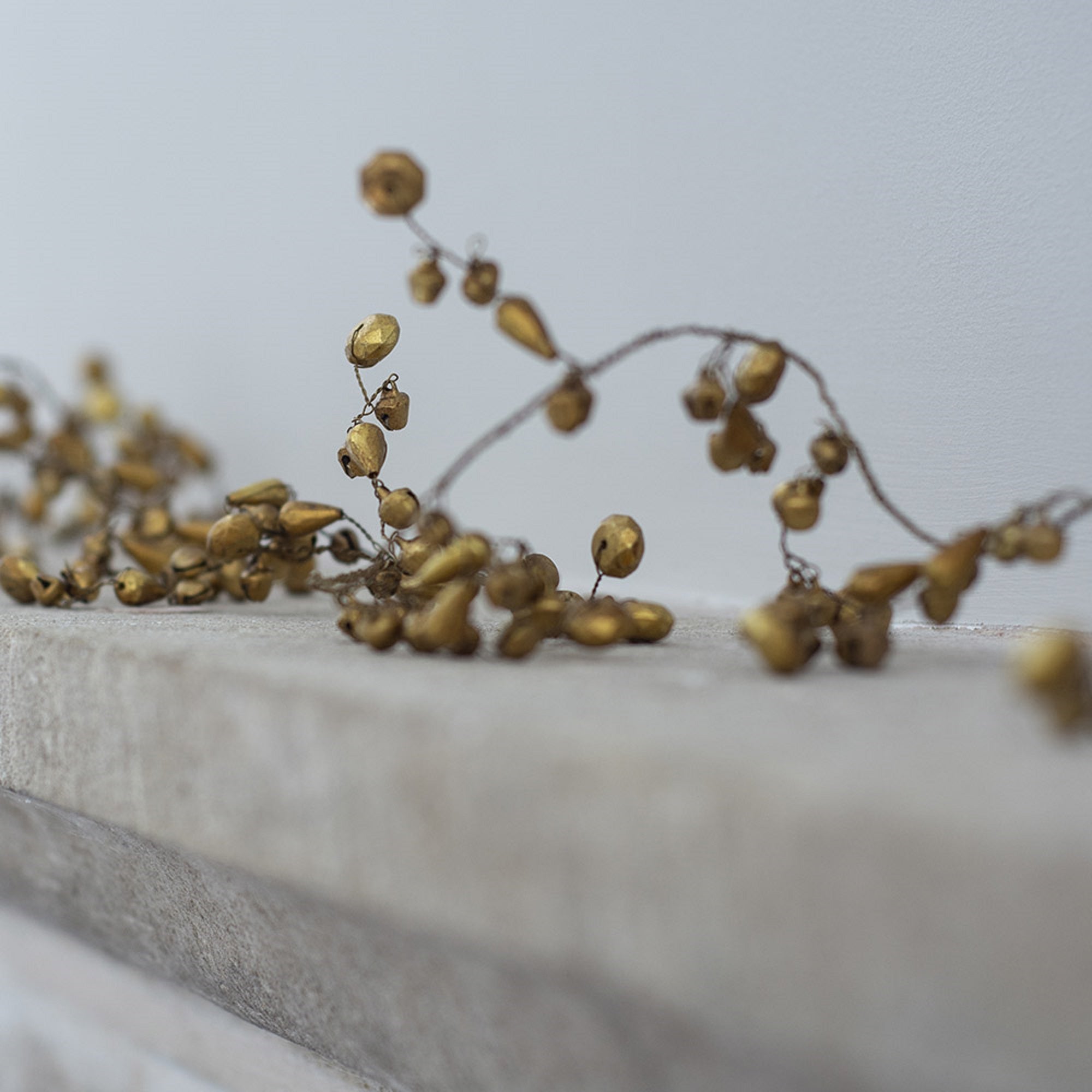 Vintage Golden Bells Garland