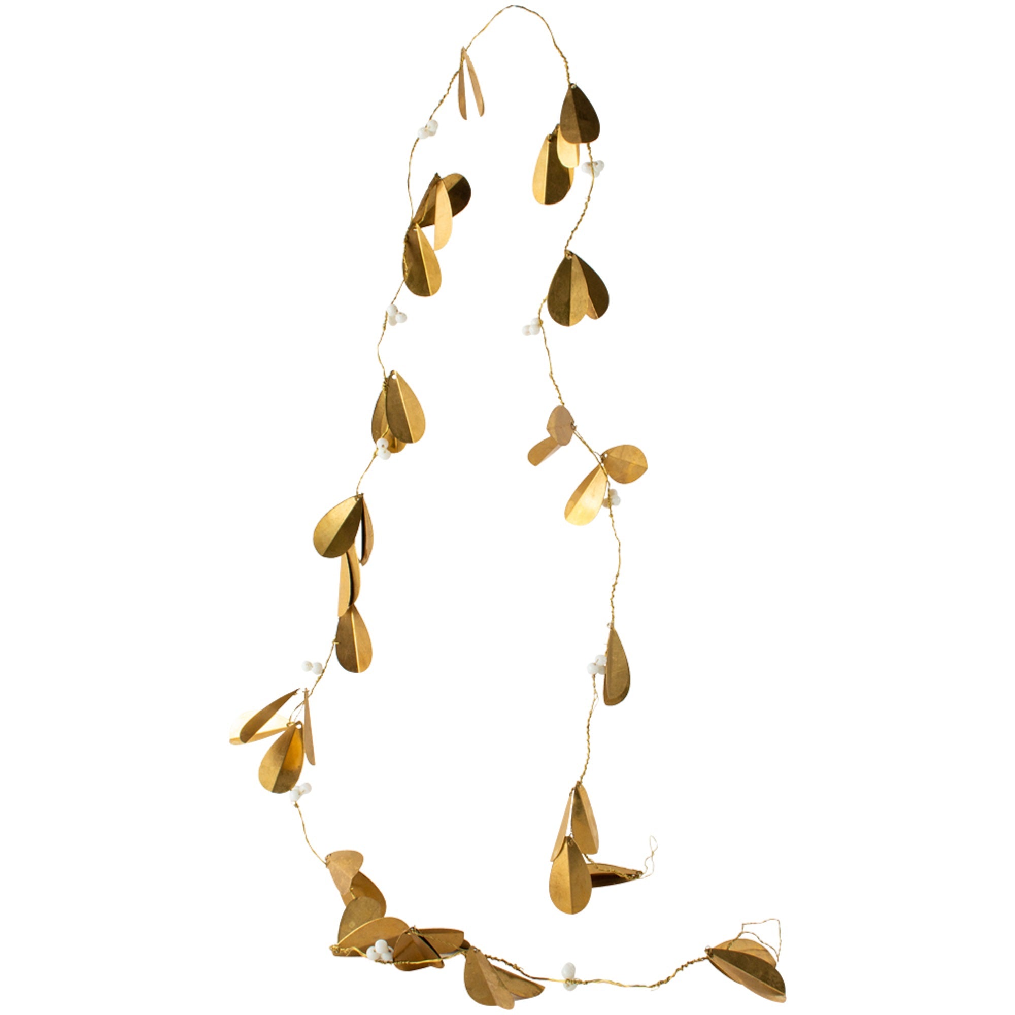 Antique Brass Mistletoe Garland