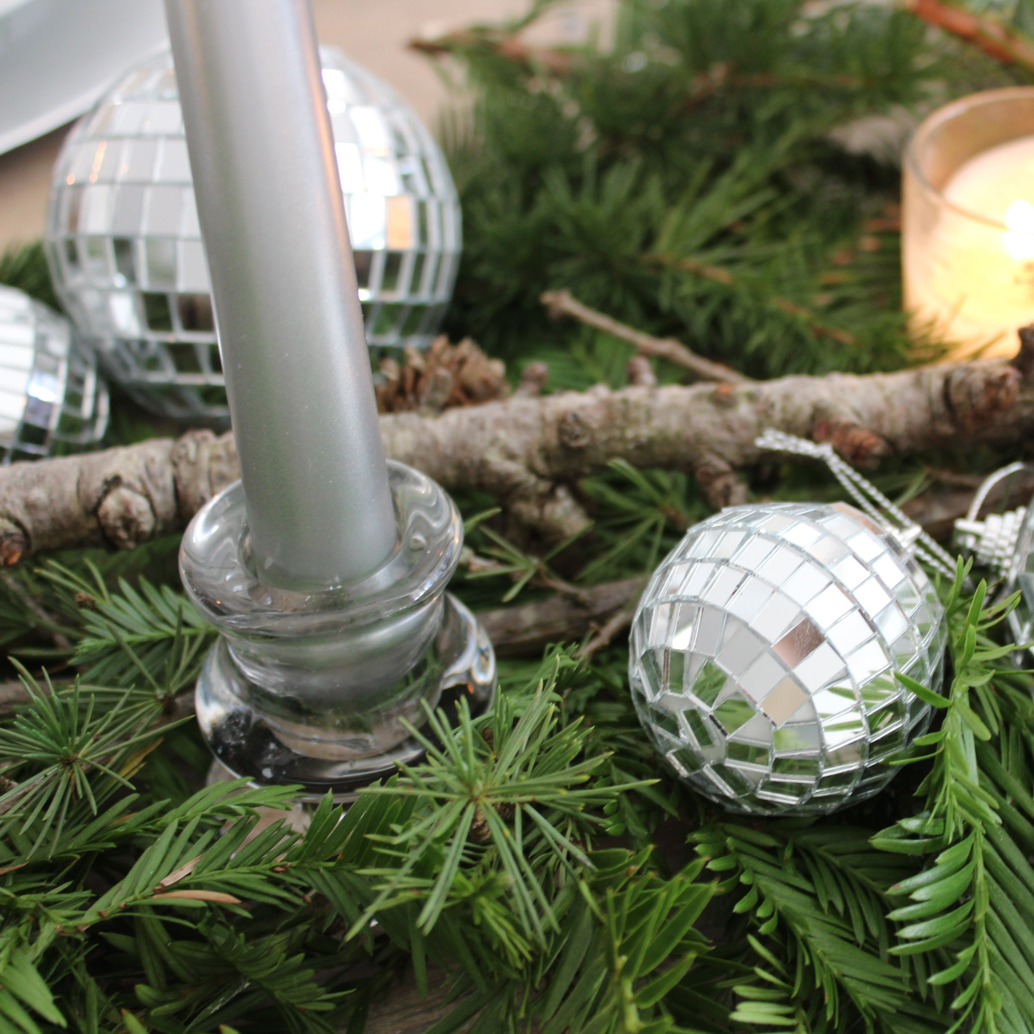 Disco Ball Party Rental Tablescape