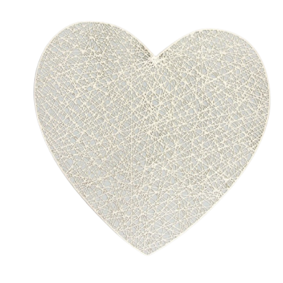 valentines heart placemat