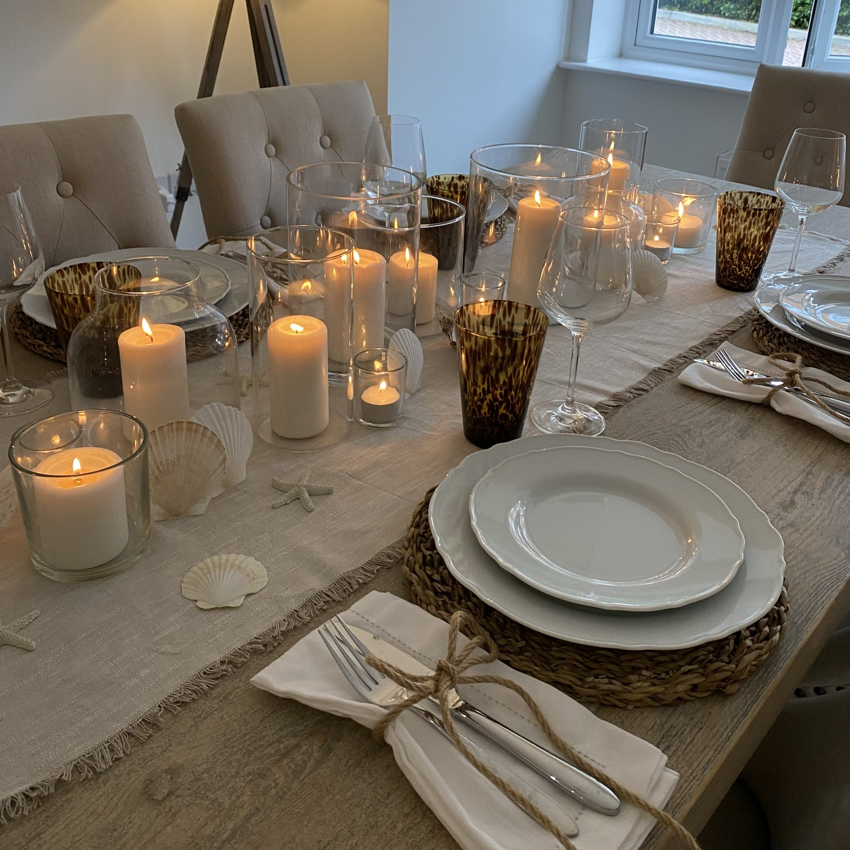 rental tablescape