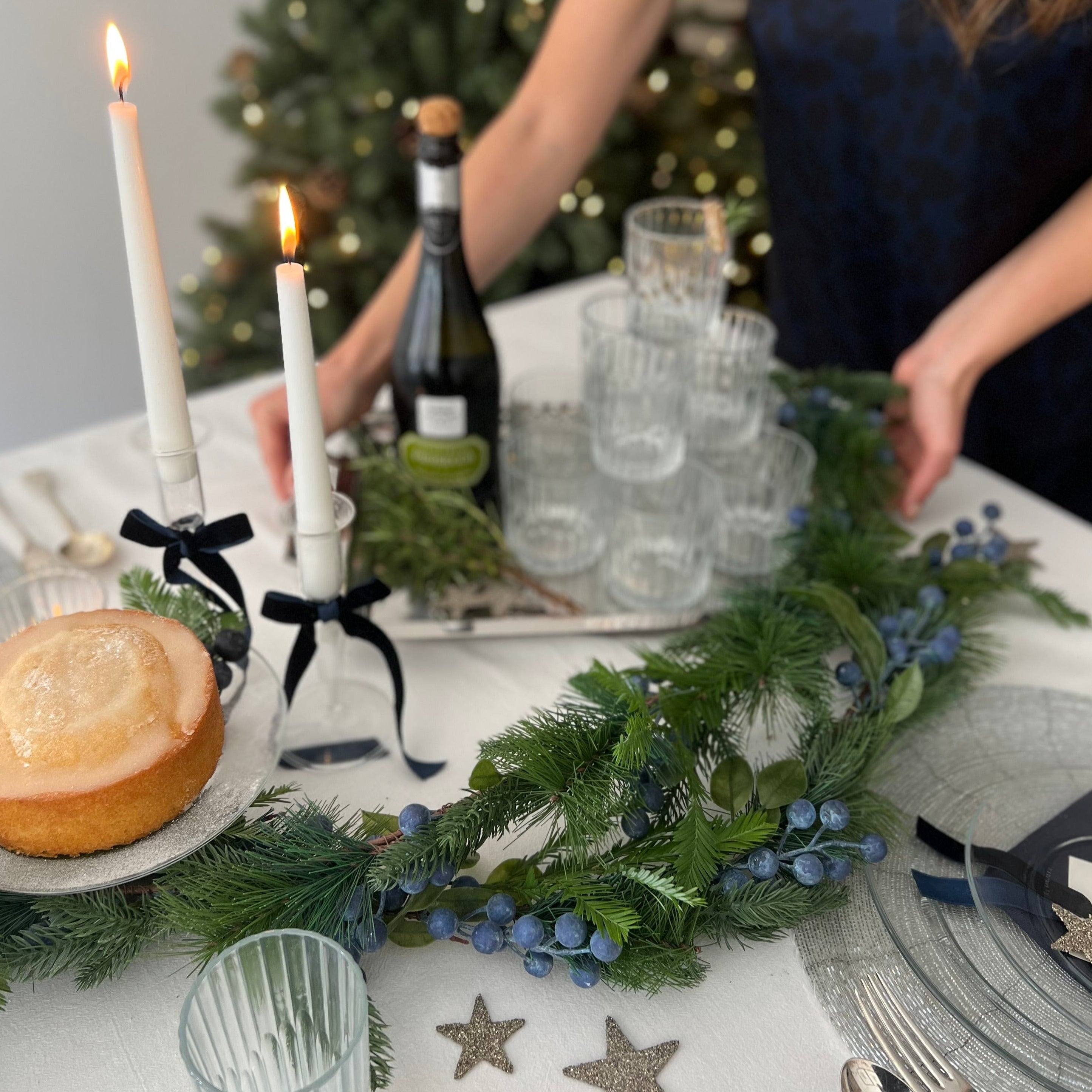 Limited Edition Frosted Berry Christmas Tablescape