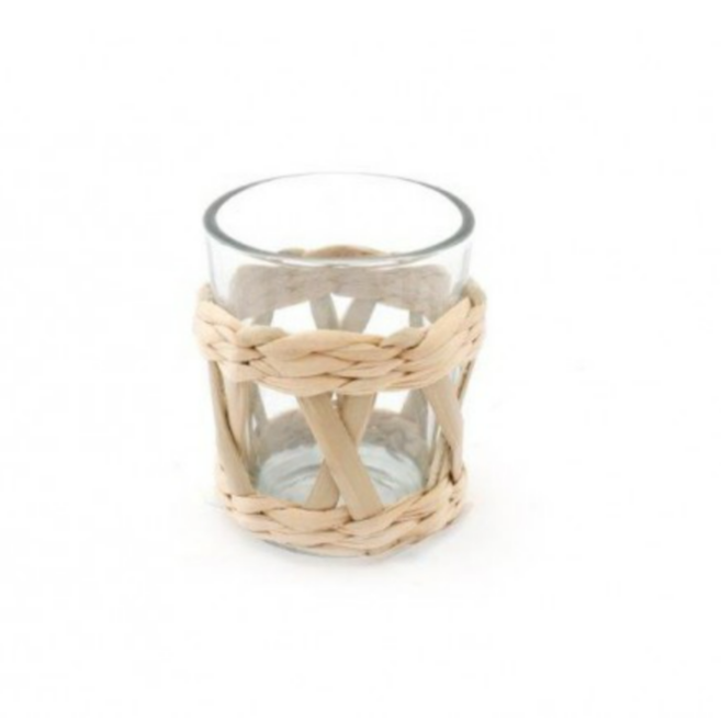 Tealight Holder Rattan Weave set of three