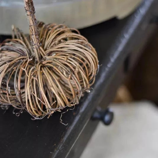 Handmade Vine Pumpkin Small
