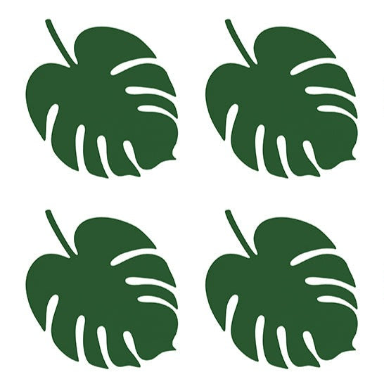 Place Card Monstera Leaves set of six